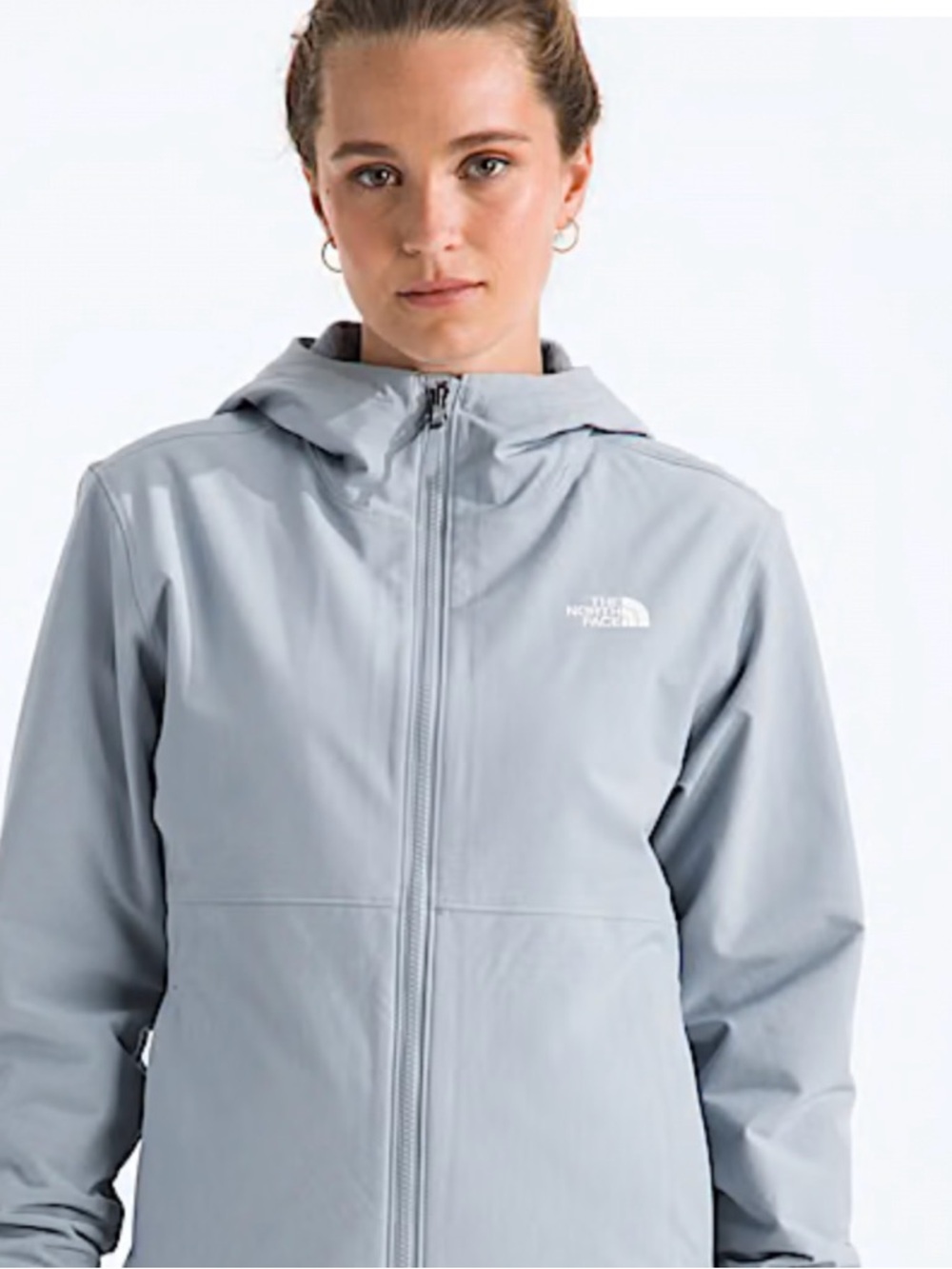The North Face Shelbe Raschel Hoodie Jacket Women’s Small Gray WindWall Full Zip